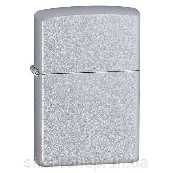 Запальничка Zippo SATIN CHROME (205) від компанії ВОЄНТОРГ Шериф - фото 1