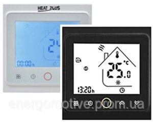 Терморегулятори HEAT PLUS BHT-002W, білий/чорний