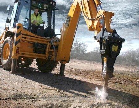 Оренда екскаватора з гідромолотом Jcb, Борекс, Київ від компанії ОРЕНДА - ПОСЛУГИ БУДІВЕЛЬНОЇ СПЕЦТЕХНИКИ "ТОВ. УКРКІЕВТРАНС" - фото 1