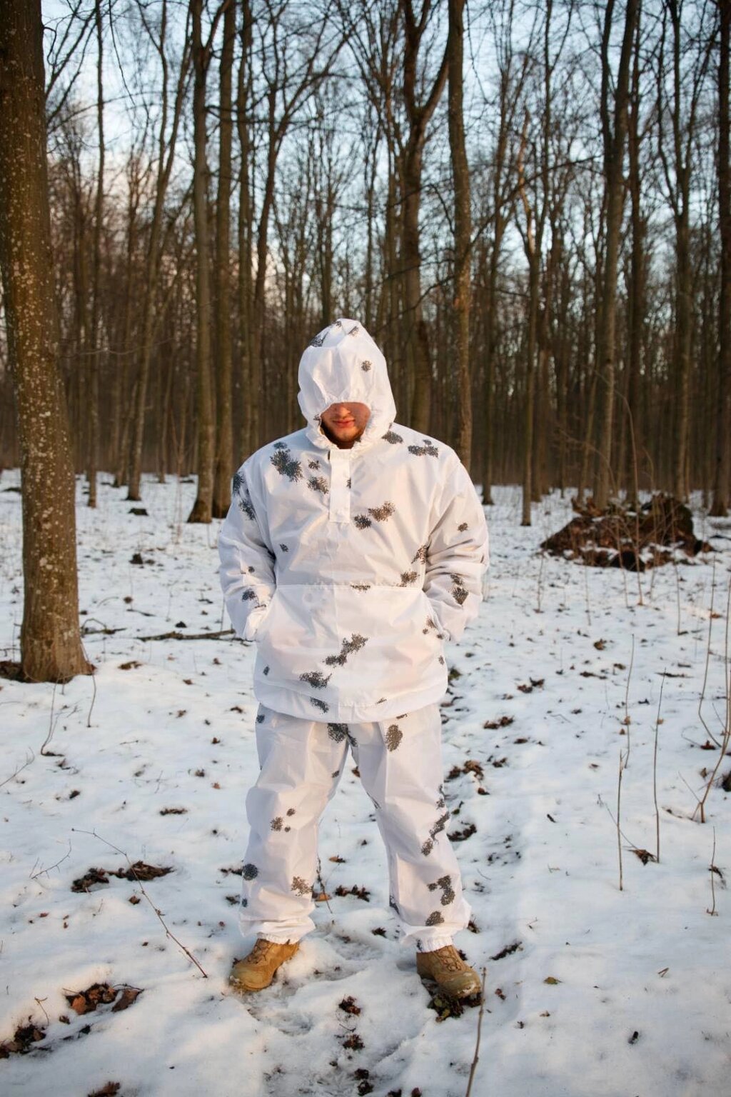 Костюм маскувальний зимовий, костюм маскувальний Клякса, маскхалат від компанії UKRPROMO - фото 1