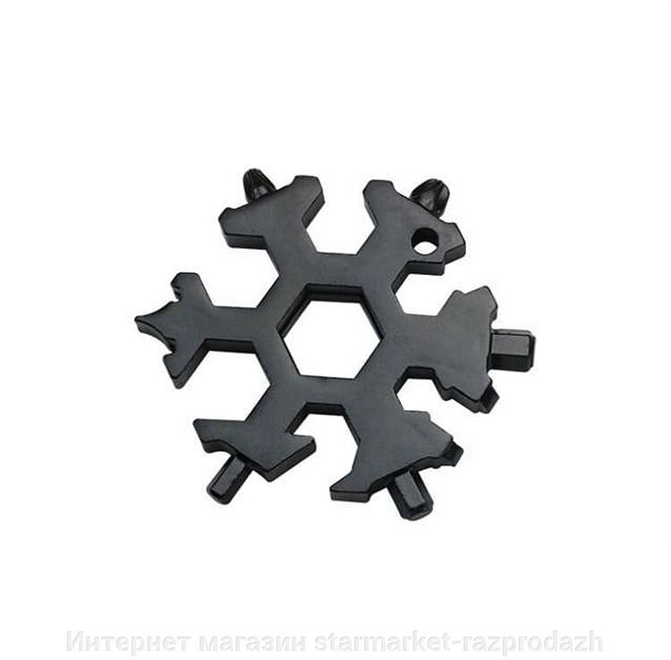 18 в 1 Мультитул викрутка у вигляді сніжинки snowflake wrench tool від компанії Інтернет магазин starmarket-razprodazh - фото 1