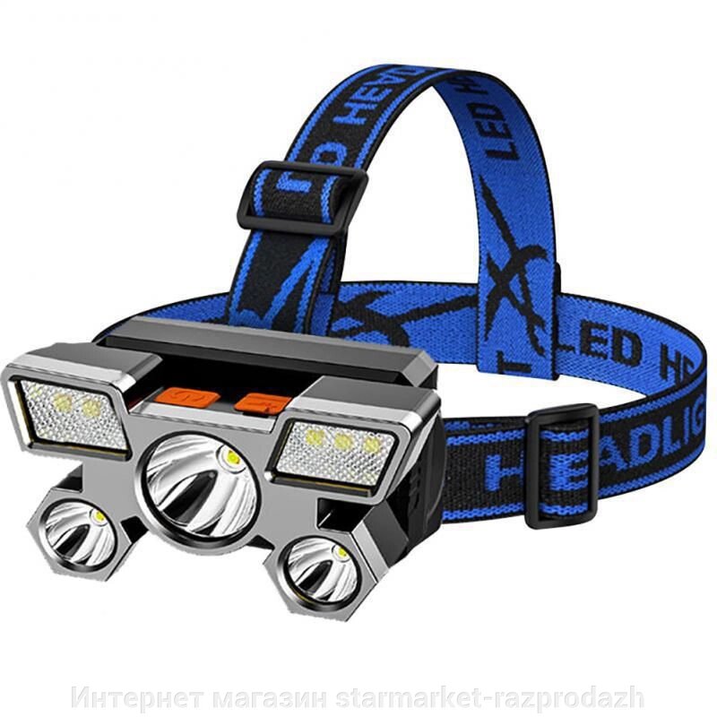Акумуляторний ліхтар налобний 5 Core Led Rechargeable Headlamp від компанії Інтернет магазин starmarket-razprodazh - фото 1
