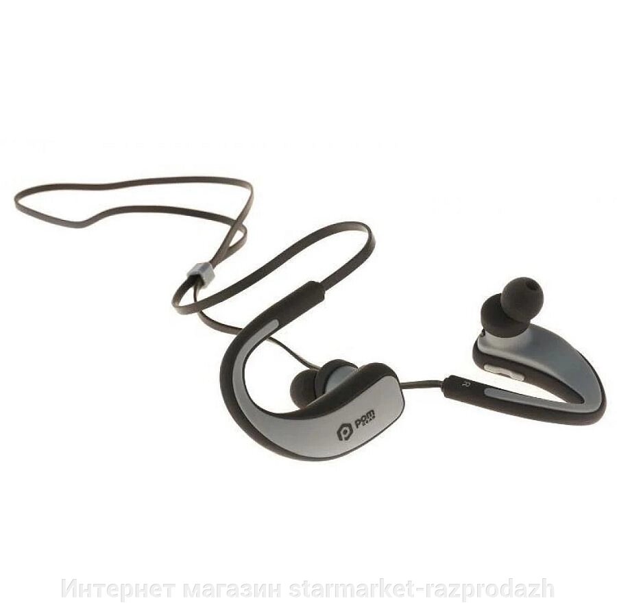 Бездротові bluetooth навушники Pom p9x, сірі від компанії Інтернет магазин starmarket-razprodazh - фото 1