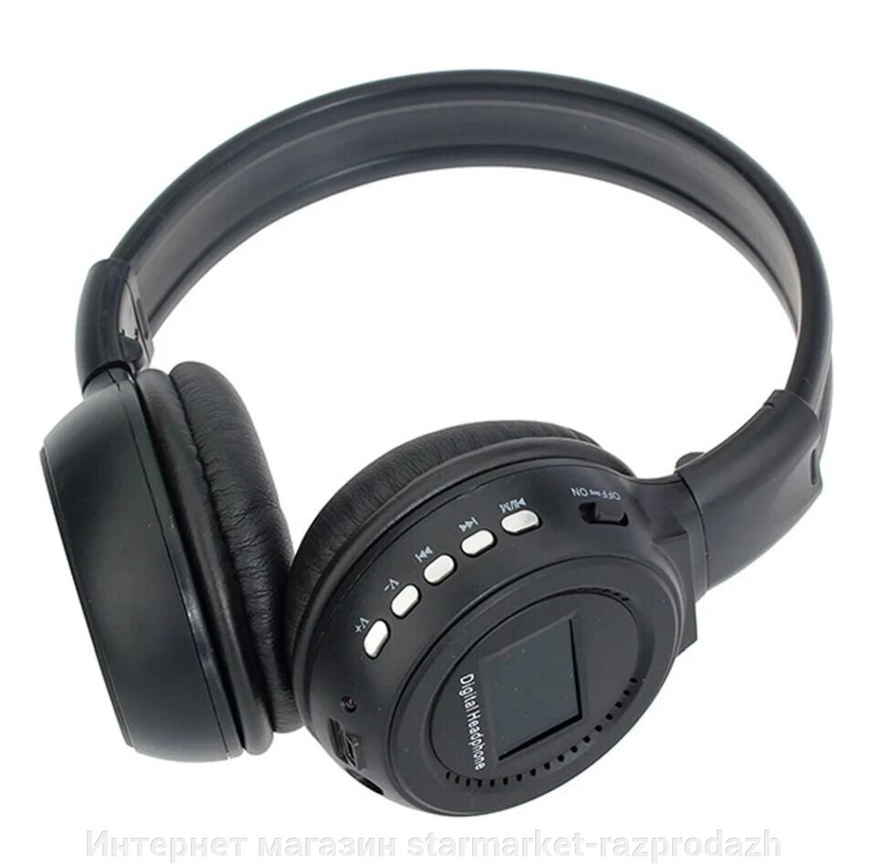 Бездротові навушники Bluetooth stereo Wireless n65 bt, black від компанії Інтернет магазин starmarket-razprodazh - фото 1