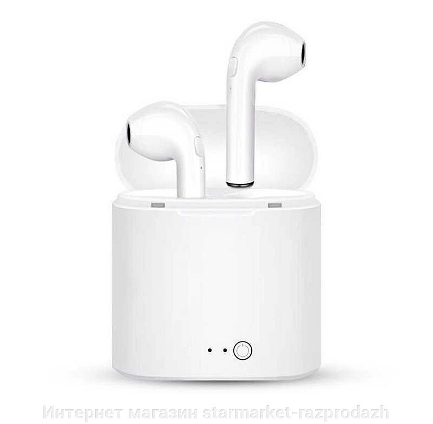 Бездротові навушники із зарядним кейсом i7-mini Tws, White від компанії Інтернет магазин starmarket-razprodazh - фото 1
