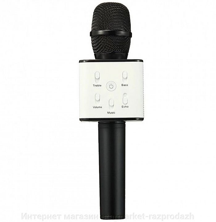 Бездротовий мікрофон караоке q7, black від компанії Інтернет магазин starmarket-razprodazh - фото 1