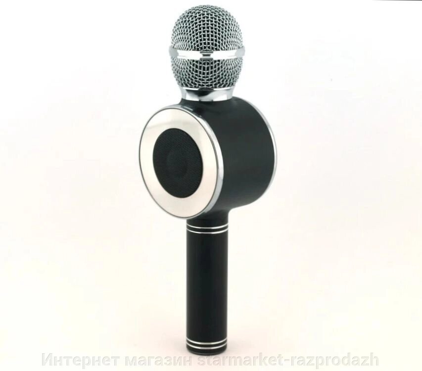 Бездротовий мікрофон караоке Ws-668, black від компанії Інтернет магазин starmarket-razprodazh - фото 1