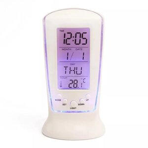 Годинник будильник Square clock 510 з термометром та Led підсвічуванням