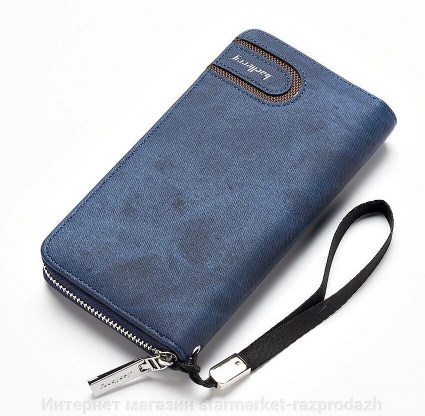 Чоловічий гаманець клатч портмоне Baellerry s1514, dark blue від компанії Інтернет магазин starmarket-razprodazh - фото 1