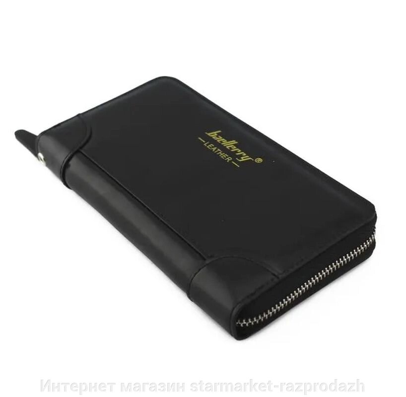 Чоловічий гаманець портмоне Baellerry leather, black від компанії Інтернет магазин starmarket-razprodazh - фото 1