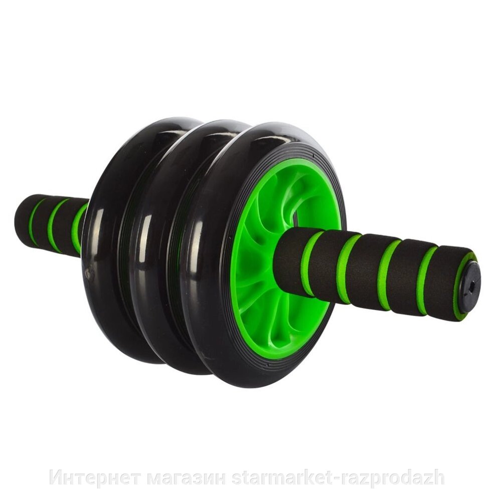 Колесо для м'язів преса Ms 0873 green від компанії Інтернет магазин starmarket-razprodazh - фото 1