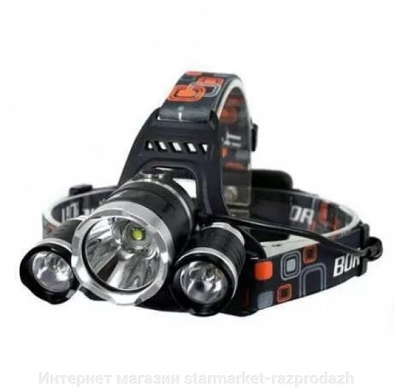 Налобний акумуляторний ліхтар Bailong Bl Rj-3000-t6 від компанії Інтернет магазин starmarket-razprodazh - фото 1