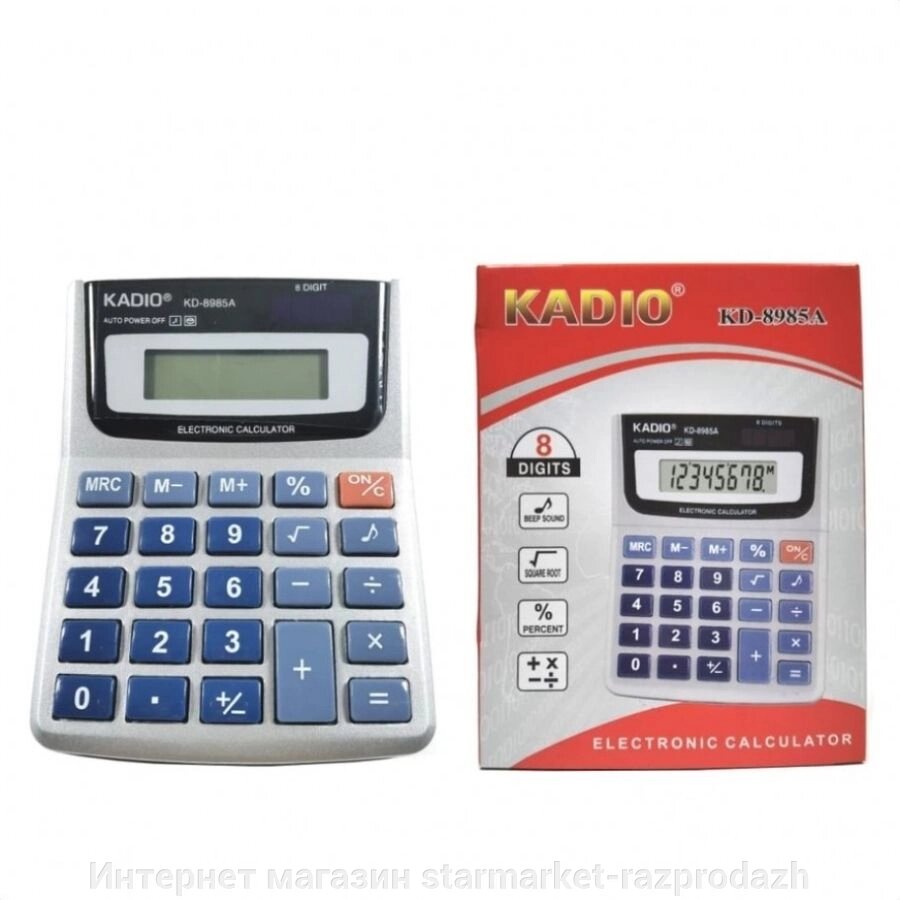 Настільний калькулятор Kadio kd-8985a від компанії Інтернет магазин starmarket-razprodazh - фото 1