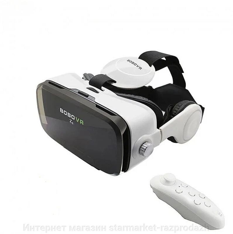 Окуляри віртуальної реальності Vr box z4 з пультом та з навушниками від компанії Інтернет магазин starmarket-razprodazh - фото 1
