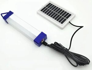 Акумуляторна лампа Cbk Bk-300 із сонячною панеллю та магнітами 30 см