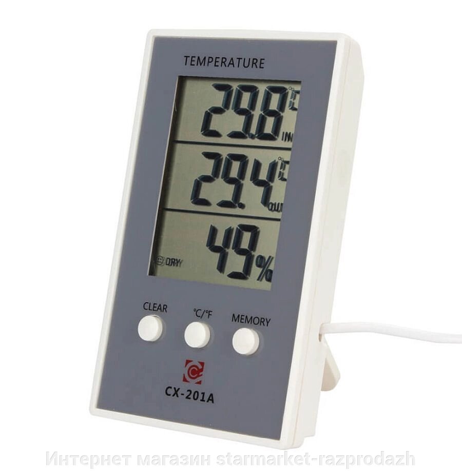 Гігрометр термометр Cx-201a з виносним датчиком температури - гарантія
