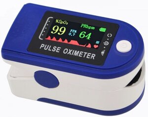 Портативний пульсоксиметр на палець для вимірювання сатурації кисню та частоти пульсу Lk88