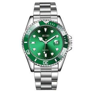 Чоловічий наручний годинник Meibo, grey green
