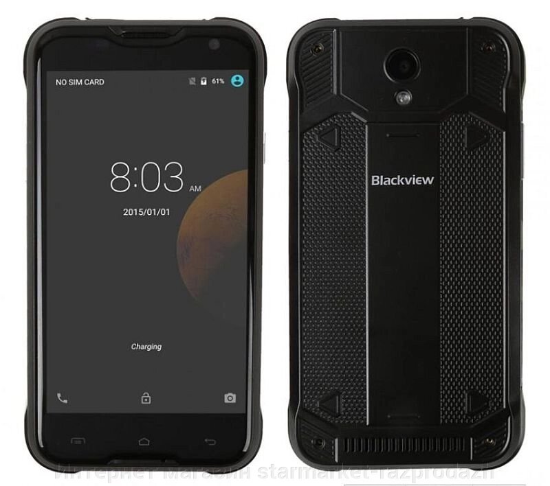 Смартфон Blackview Bv5000, 13Мп, 2 sim, 5000 мАг, black - переваги