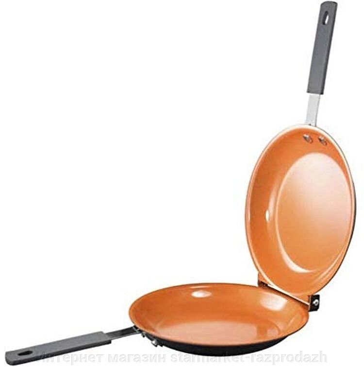 Двостороння сковорідка для панкейків pancake bonanza copper - Інтернет магазин starmarket-razprodazh