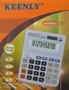 Настільний калькулятор Keenly KK-800A-1