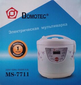 Мультиварка Domotec Ms-7711, 8 програм, 5 л