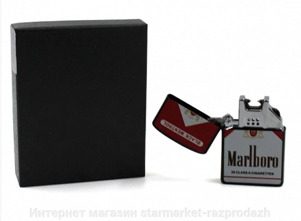 Запальничка електроімпульсна Lighter Zgp 21 дугова Marlboro - знижка