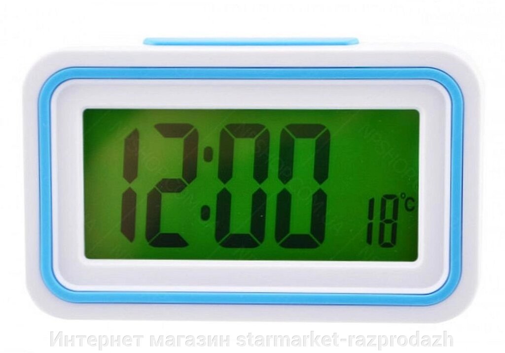 Настільний годинник Kk-9905tr з підсвіткою, blue вставка. - характеристики