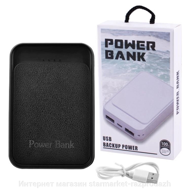 Портативний зарядний пристрій Power bank JS-169 10000 mah, 2Usb (1a та 2a) від компанії Інтернет магазин starmarket-razprodazh - фото 1