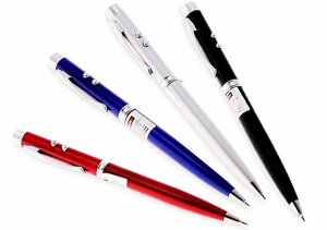 Ручка, ліхтарик, лазерна вказівка Laser and Led Pen
