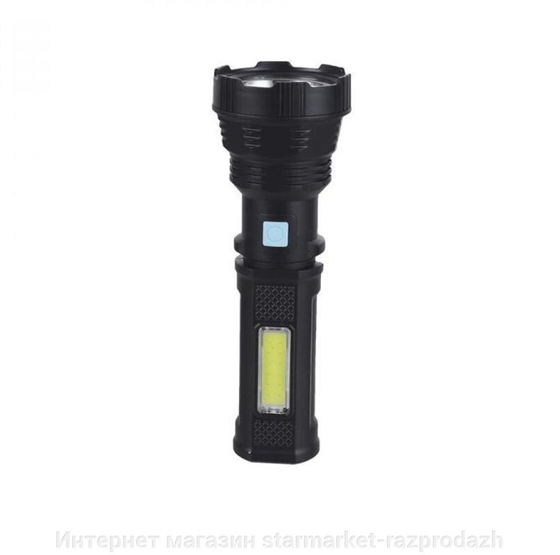Ручний акумуляторний ліхтар Ty-828t, powerbank від компанії Інтернет магазин starmarket-razprodazh - фото 1
