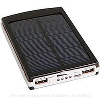 Сонячне портативне зарядне Power Bank 15000 mAh, 20smd (три режими роботи) від компанії Інтернет магазин starmarket-razprodazh - фото 1