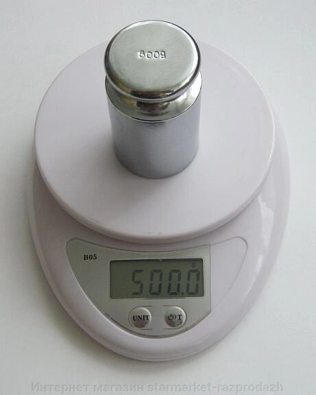Ювелірна вага до 1 кг (0.1) (WH-b05) з батарейками від компанії Інтернет магазин starmarket-razprodazh - фото 1