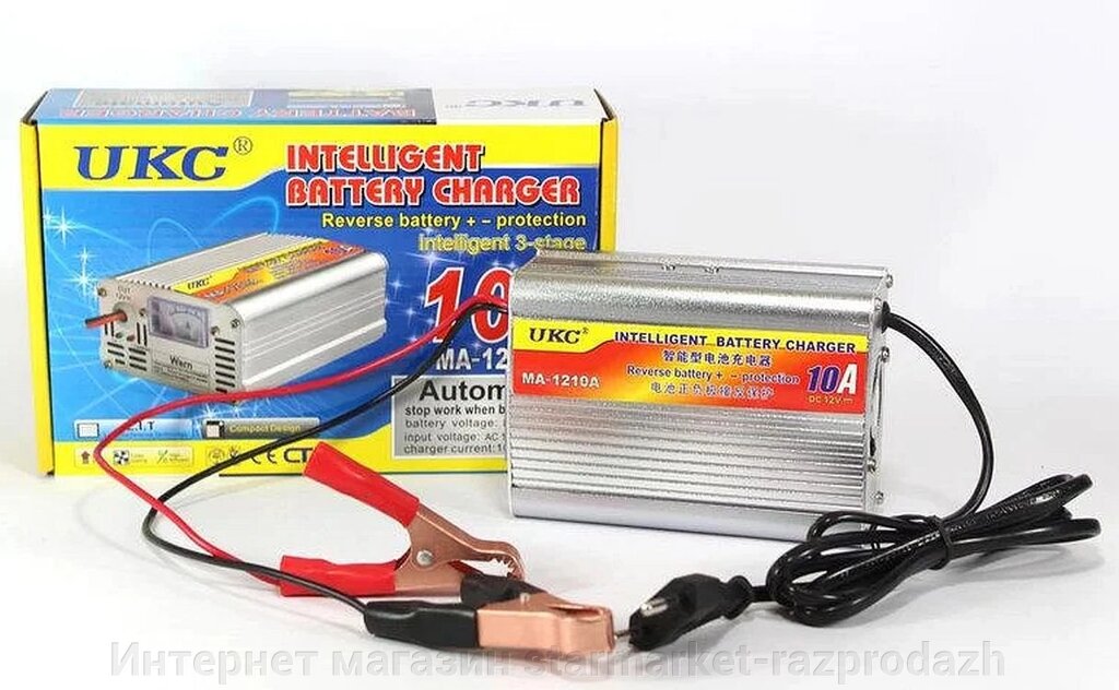 Зарядний пристрій акумулятора Ukc battery charger Ma-1210a на 10A від компанії Інтернет магазин starmarket-razprodazh - фото 1