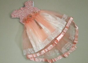 Ошатне Платье для Дівчатка Принцеса Персиковое Зростання 116 см