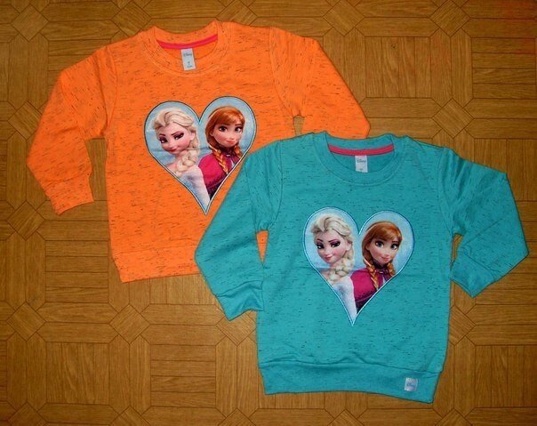 Джемпер для Дівчатка Frozen Помаранчевий Зростання 116 см, 128 см - Ukraine In Trend - український магазин жіночого та дитячого одягу!