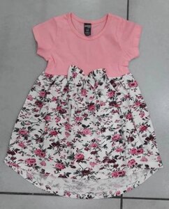 Шикарне Літній Платье для Дівчатка Ніжність Персиковое Зростання 122-128 см