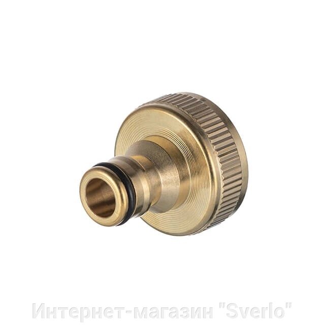 Адаптер латунний на конектор 1/2" з внутрішньою різзю 1/2" і 3/4" STORM INTERTOOL GE-1210 від компанії Интернет-магазин "Sverlo" - фото 1