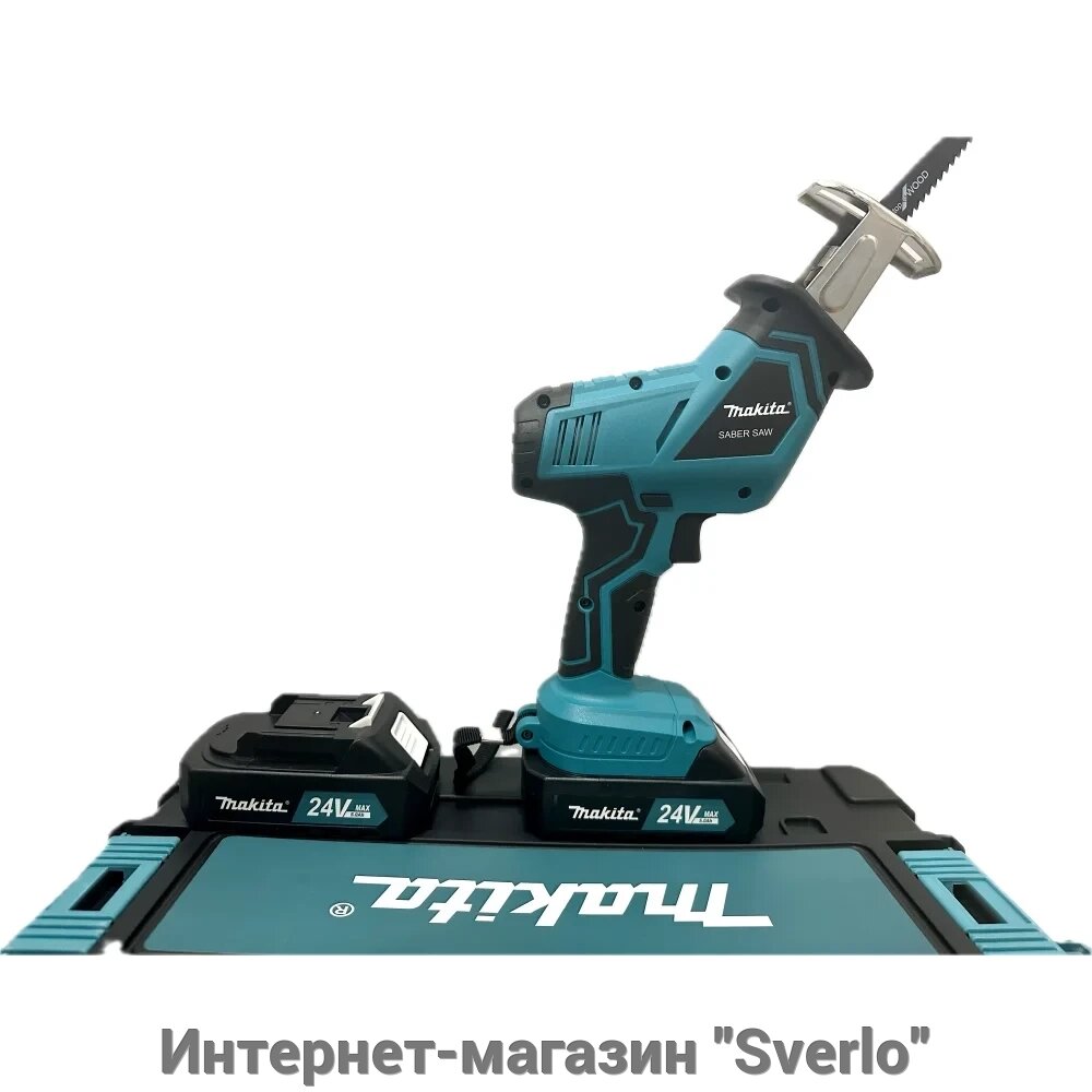 Акумуляторна шабельна пила Makita JR180 (24V, 5Ah) від компанії Интернет-магазин "Sverlo" - фото 1