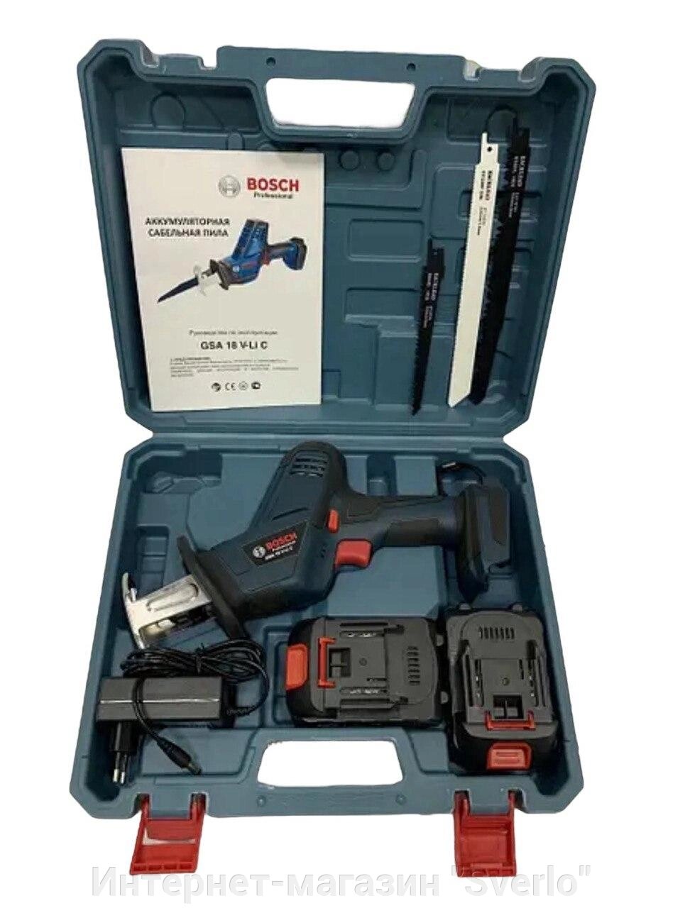 Акумуляторная шабельна пила Bosch GSA 18 V-LI Professional C від компанії Интернет-магазин "Sverlo" - фото 1