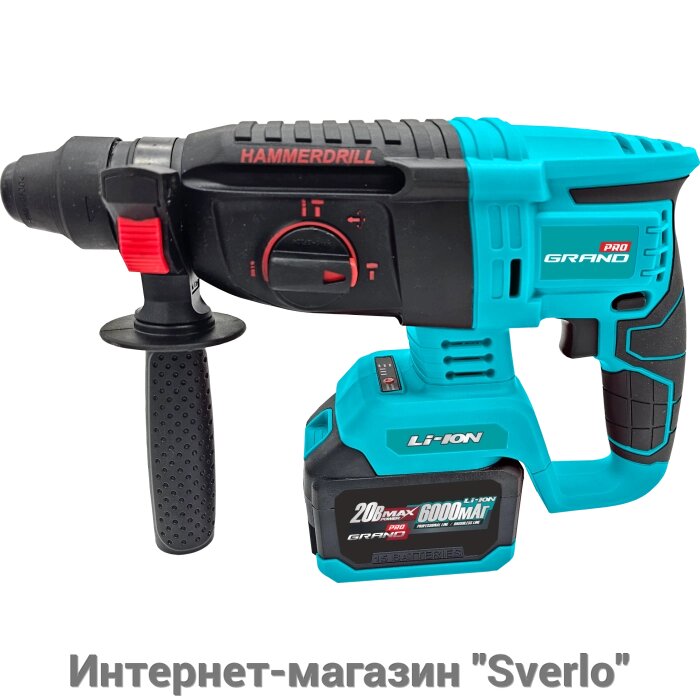 Акумуляторний перфоратор Grand ПА-20/26 BL (BRUSHLESS) від компанії Интернет-магазин "Sverlo" - фото 1