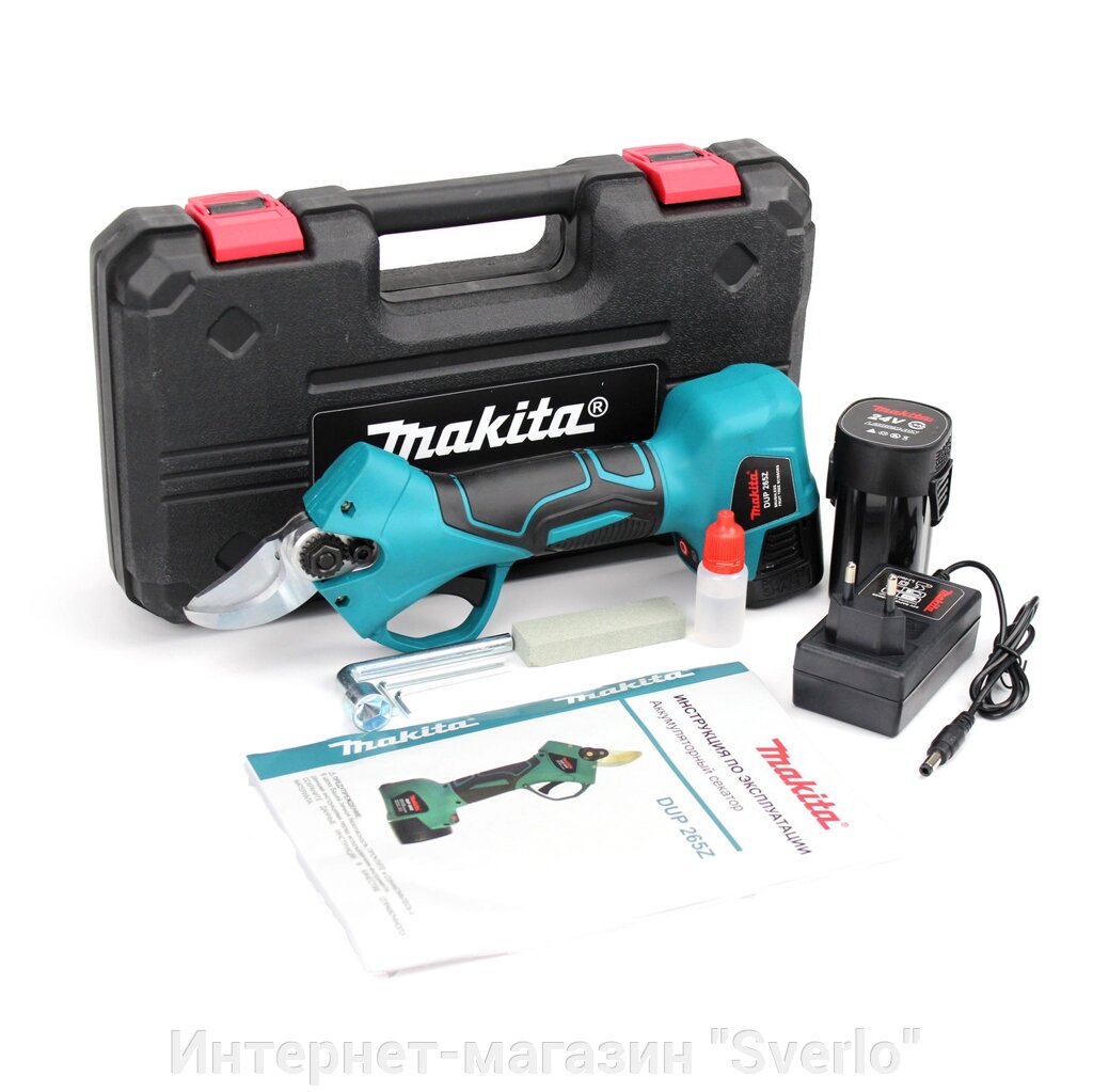 Акумуляторний секатор Makita DUP265Z (24V, 5AH) АКБ секатор Макіта від компанії Интернет-магазин "Sverlo" - фото 1