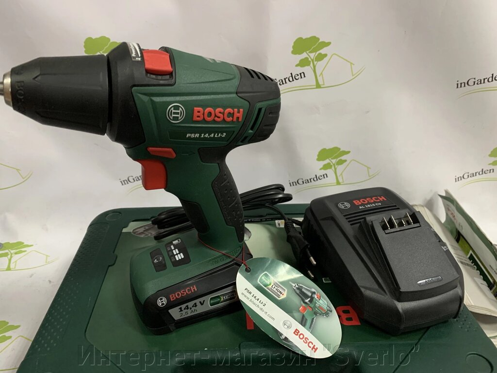 Акумуляторний шурупокрут Bosch PSR 14,4 Li-2 (АКЦІЯ) від компанії Интернет-магазин "Sverlo" - фото 1