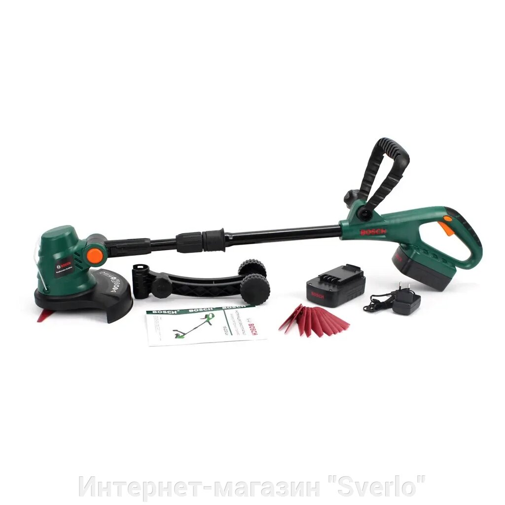 Акумуляторний триммер садовий Bosch EasyGrassCut 18-230-Le (18V, 2.5AH) 2 АКБ триммер для трави від компанії Интернет-магазин "Sverlo" - фото 1