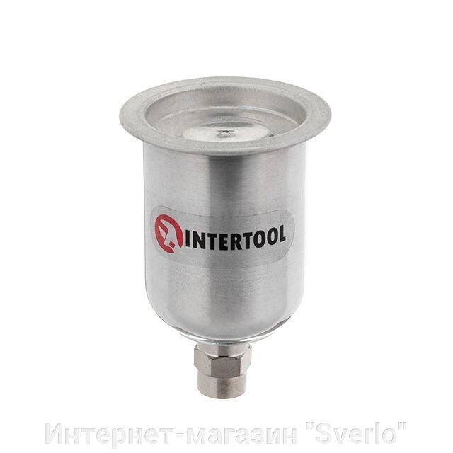 Бачок металевий для HVLP міні з внутрішньою різзю M14x1, 125 мл INTERTOOL PT-1903 від компанії Интернет-магазин "Sverlo" - фото 1