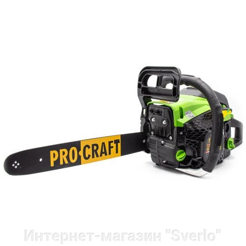 Бензопила ланцюгова PROCRAFT GS-52 Р МЕТАЛ (шина+ланцюг 40, шина+ланцюг 45) від компанії Интернет-магазин "Sverlo" - фото 1