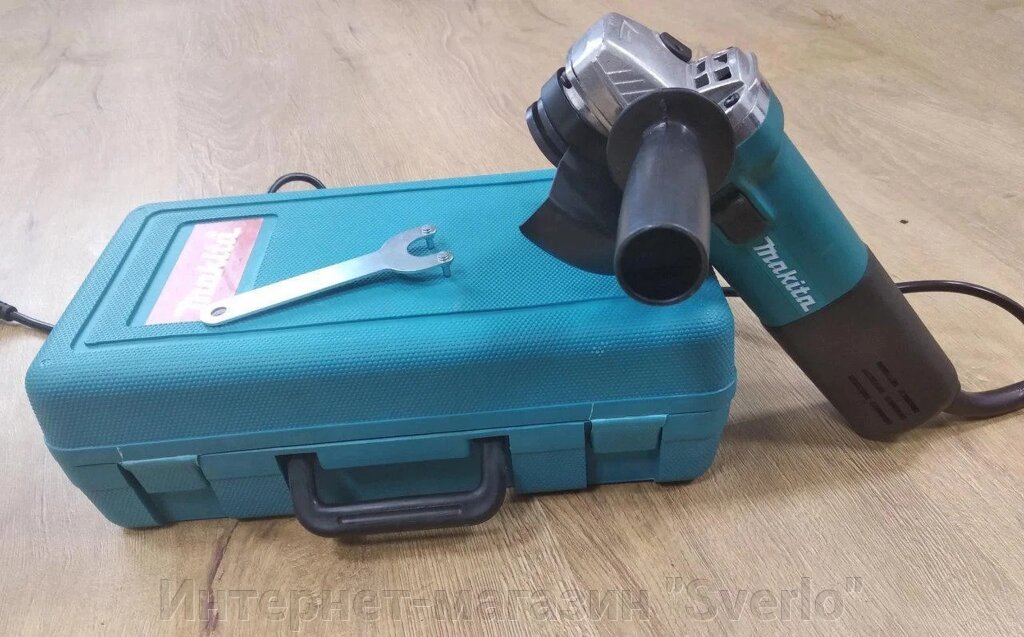 Болгарка кутова шліфажна Makita 9558HN з регулятором обертів + кейс від компанії Интернет-магазин "Sverlo" - фото 1