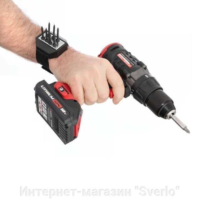 Браслет магнітний будівельний 28533 мм INTERTOOL SP-1000 від компанії Интернет-магазин "Sverlo" - фото 1