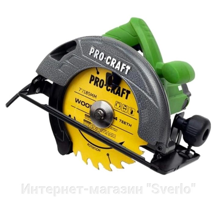 Циркулярна пила PRO-CRAFT KR185/1400 від компанії Интернет-магазин "Sverlo" - фото 1