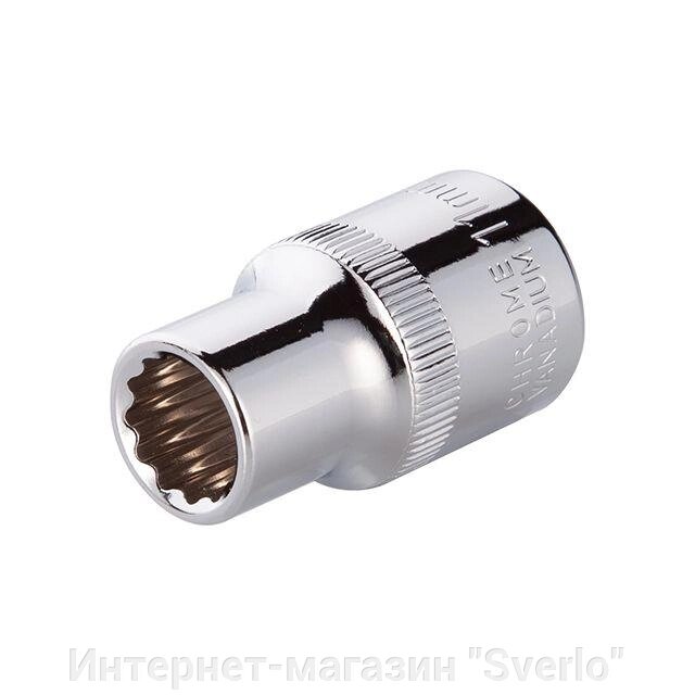 Головка дванадцятигранна 1/2", 11 мм INTERTOOL ET-0211 від компанії Интернет-магазин "Sverlo" - фото 1